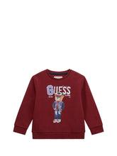 GUESS 1 USCITA Guess Felpa Ls Active - Rosso VINO